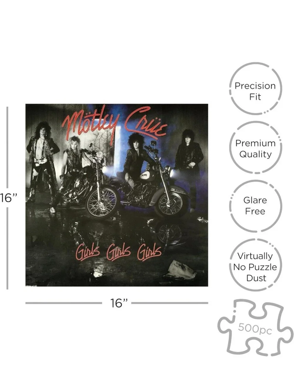 Mötley Crüe 'Girls Girls Girls' 500 Piece Puzzle